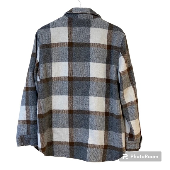 Blank NYC Easy‎ Does It Plaid Shacket - Picture 3 of 9